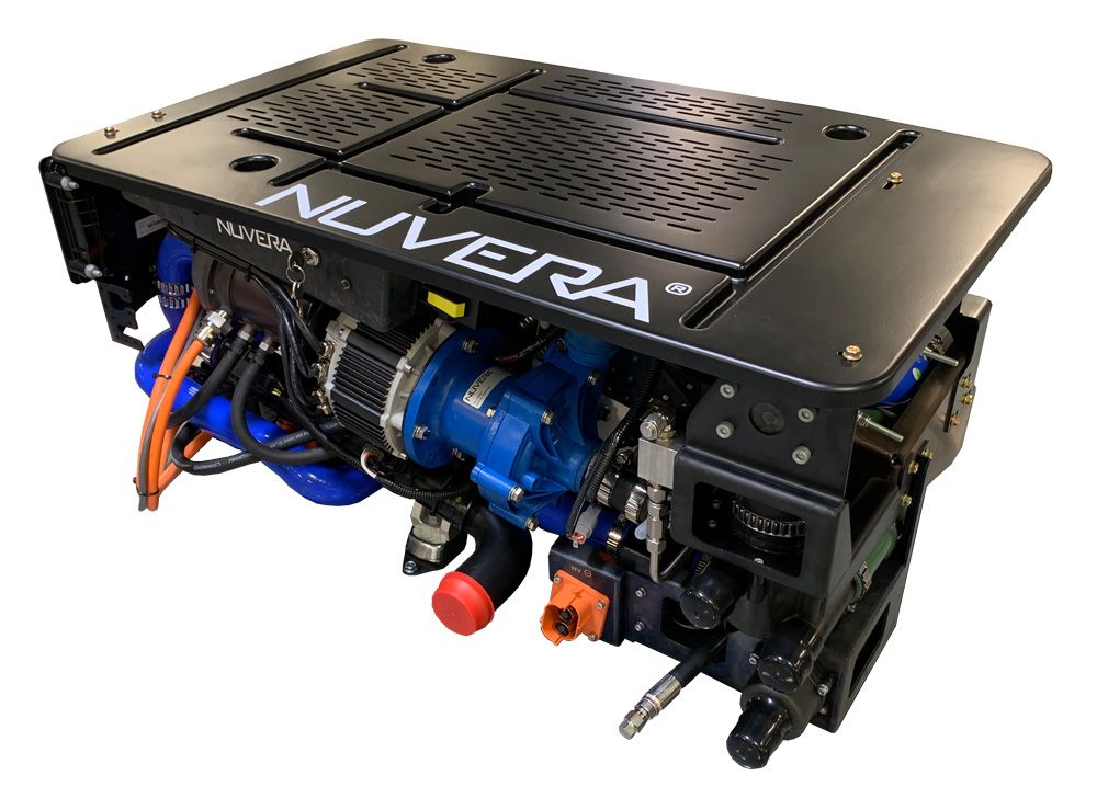 Nuvera develops hydrogen-based E-Series Fuel Cell Engines for commercial vehicles.