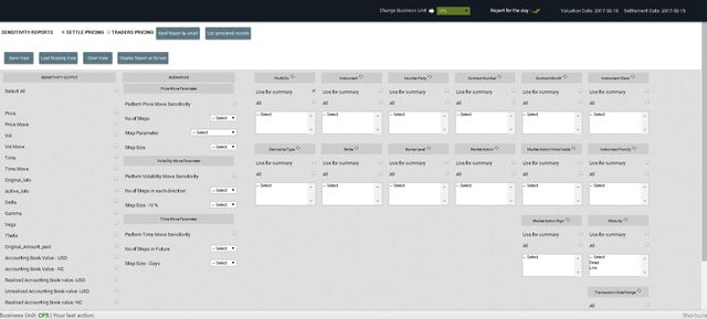 Olam’s trade analytics and risk management system.