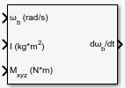 6DOF Angular Acceleration block