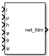 Pack net_fdm Packet for FlightGear block