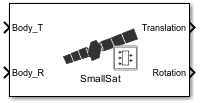 Simulation 3D SmallSat Pack block icon