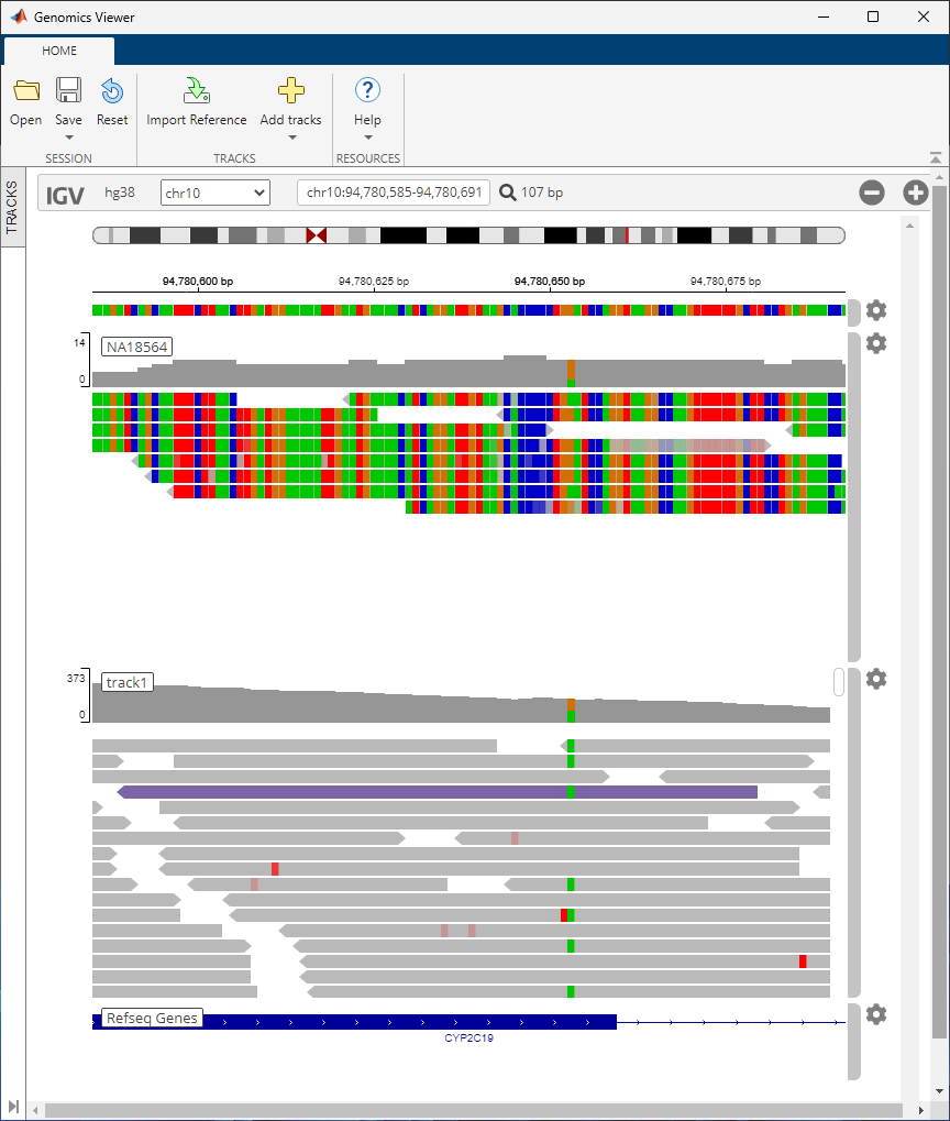 Genomics Viewer app