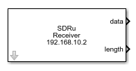 SDRu Receiver block
