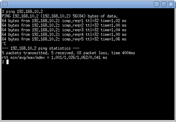 Contact USRP radio using ping command