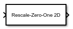 Rescale-Zero-One 2D block