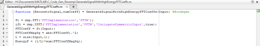 matlab code