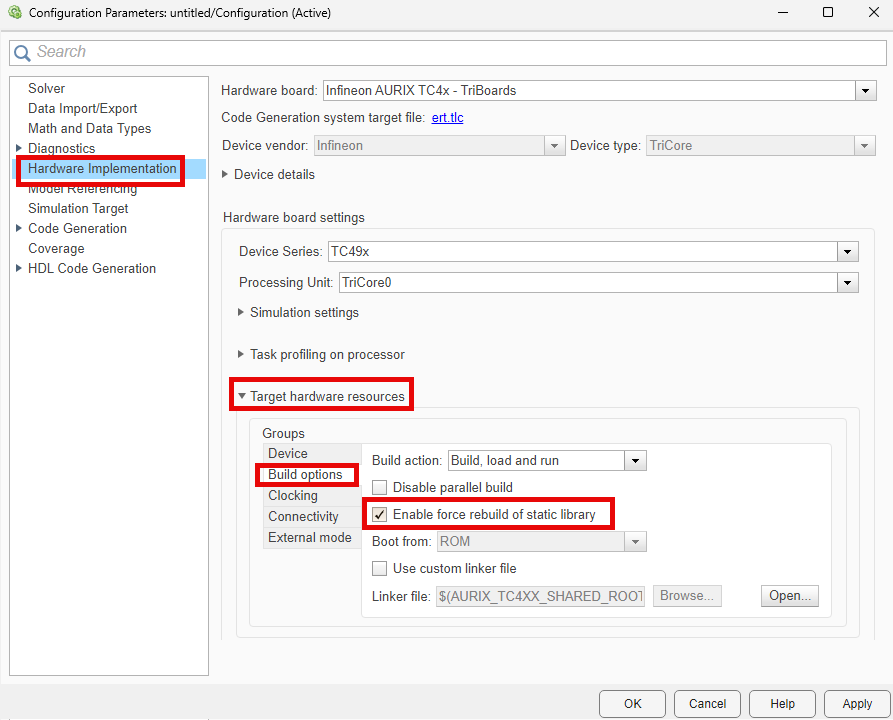 Force rebuild to avoid run time issues