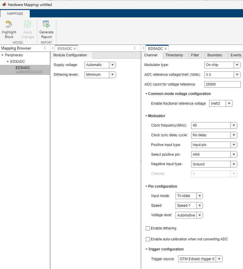 EDSADC peripheral mapping browser