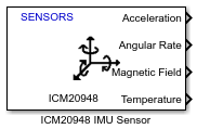 block icon for ICM20948 IMU sensor