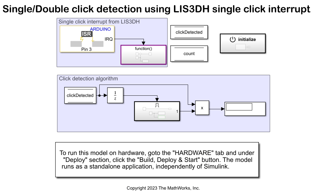 Single Click and Double Click Detection Using LIS3DH Single Click Interrupt