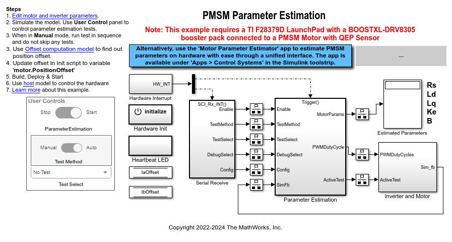 Field-Weakening Control (with MTPA) of PMSM - MATLAB & Simulink Example -  MathWorks Deutschland