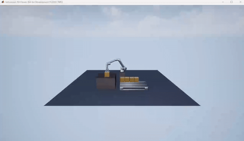 Palletize Boxes Using Cobot with Simulink 3D Animation™