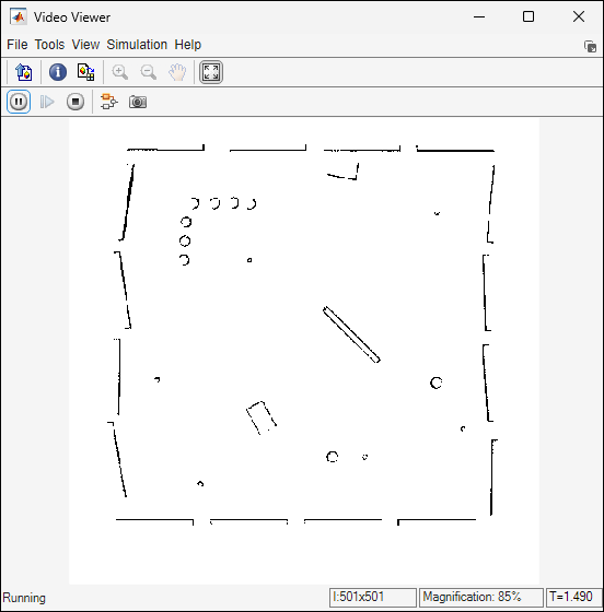 ROS 2 binary occupancy grid map