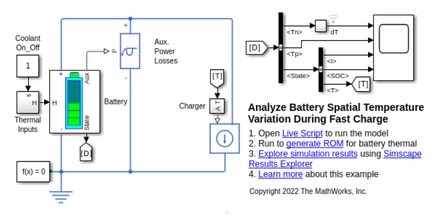 Analyze Battery Spatial Temperature Variation During Fast Charge