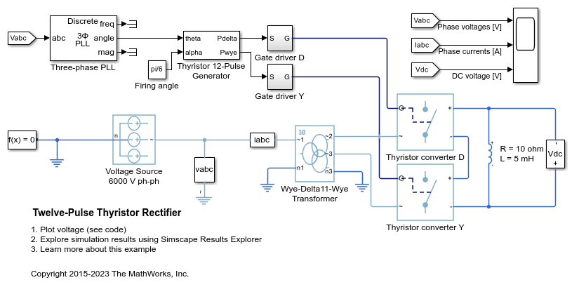 Twelve-Pulse Thyristor Rectifier