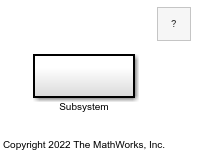 Example model that contains an atomic subsystem