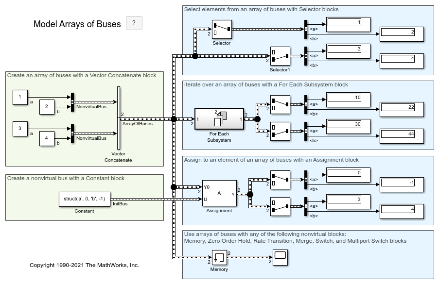 array assignment simulink