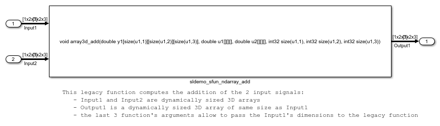 Multi-Dimensional Signals in Legacy Functions