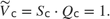 $$ \tilde{V}_\texttt{c} = S_\texttt{c} \cdot Q_\texttt{c} = 1 .$$