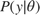 $P(y | \theta)$