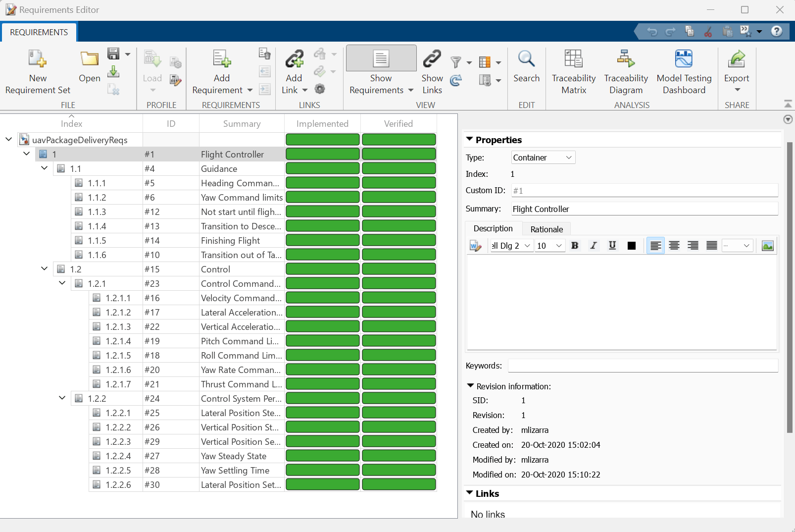 Automate Testing for UAV Package Delivery Example