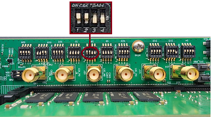 S9 switch positions after you configure the SDM on the Intel Agilex 7 SoC board