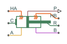 Double-Acting Actuator (TL-G) block