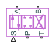 4-Way 3-Position Directional Valve (Gas) block
