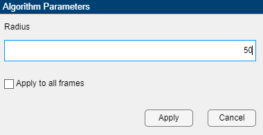 Tune parameters of imported custom algorithm