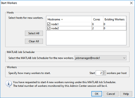 Start worker on hosts