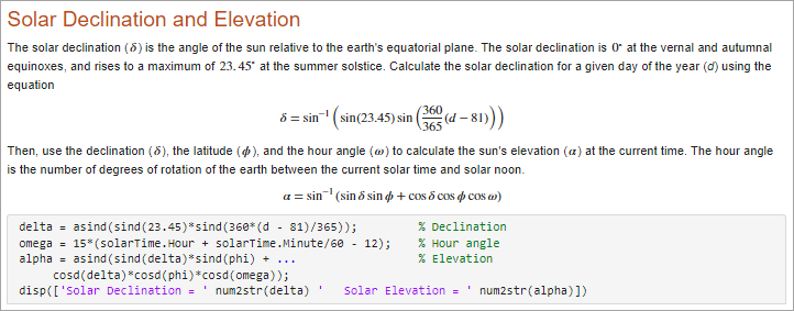 Insert Equations into the Live Editor - MATLAB & Simulink - MathWorks