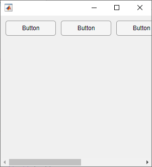 UI figure window with a row of buttons and a horizontal scroll bar. The first two buttons are fully visible and the third is partially visible.