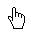 Hand mouse pointer symbol