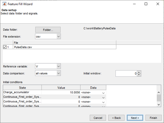 Feature fill wizard.