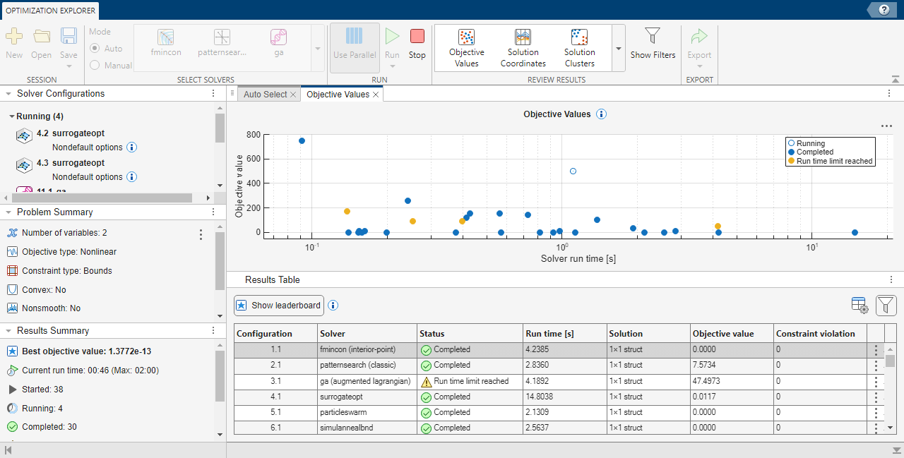Use Optimization Explorer App