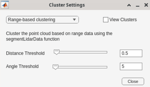 Cluster Settings Dialog Box