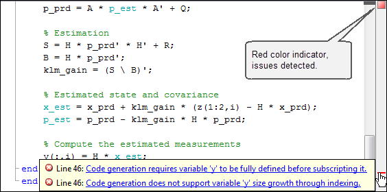 Error on analyzer