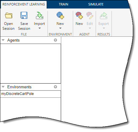 The new environment is highlighted in the Environments pane.