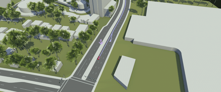 Scenario loaded into SanAntonio scene