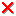 Red X