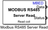 MODBUS RS485 Server Read