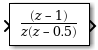 Discrete Zero-Pole block