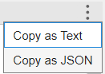 Copy menu of Comparator