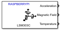 block icon for LSM303 IMU sensor