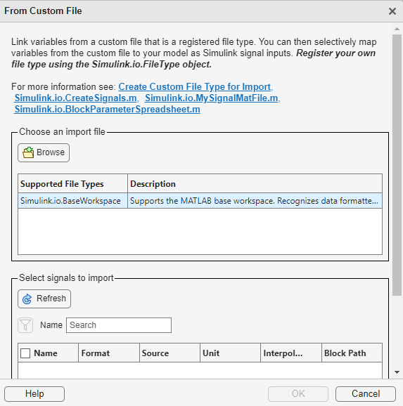 Root Import Mapper custom import dialog