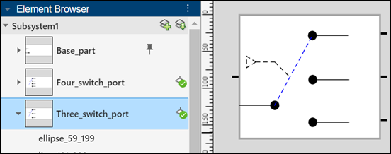 Mask Editor showing a three switch port