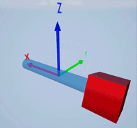 Animated gif of cylindrical X joint