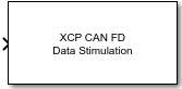 XCP CAN FD Data Stimulation block