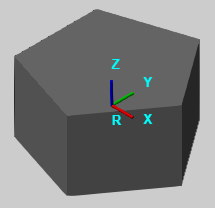 Extruded solid visualization
