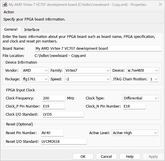 FPGA Board Editor